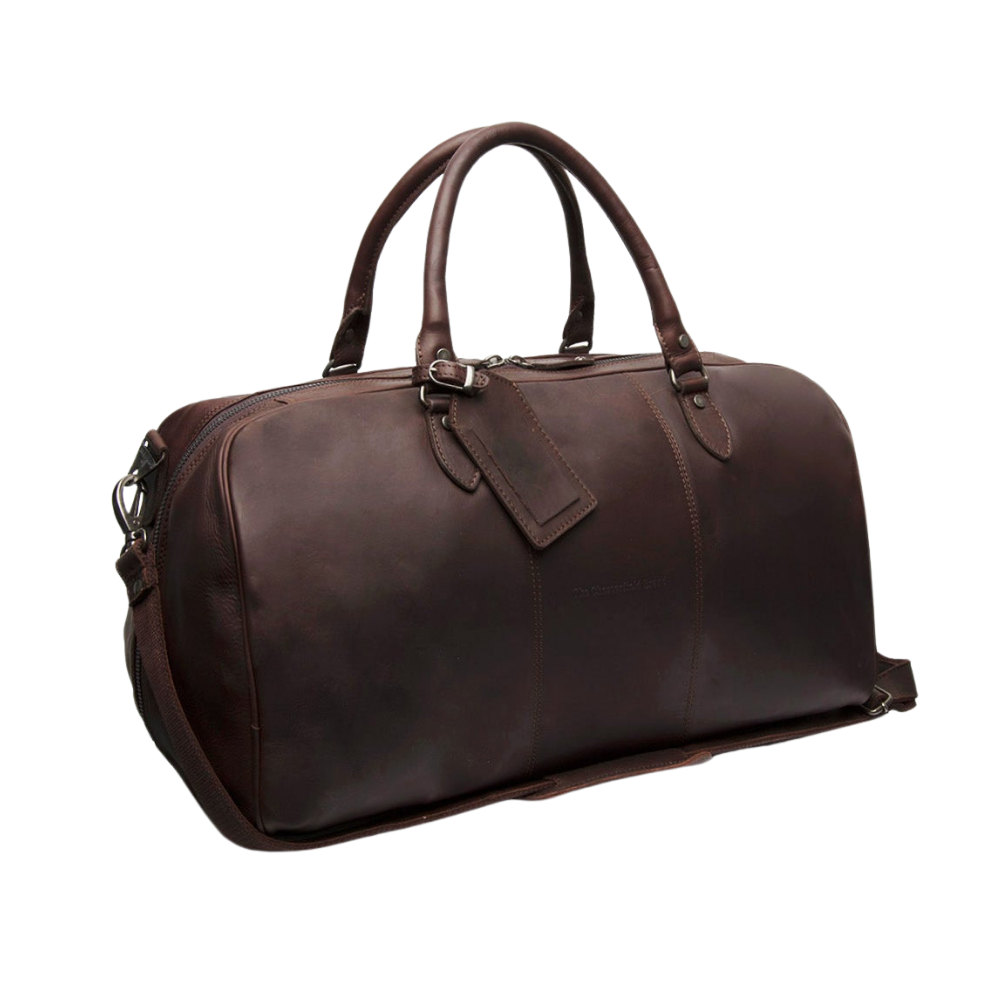 Chesterfield William leather weekend bag in brown